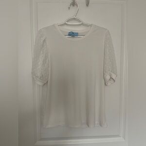 CeCe blouse with puff sleeves